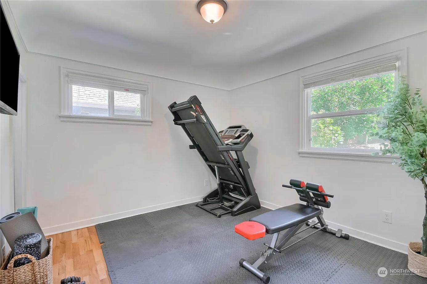 Main floor addition after renovation featuring modern design